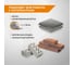 Коронка алмазная по бетону RAGE 68 мм Long-Life 559550 4