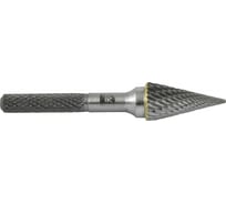 Бор-фреза твердосплавная коническая Thorvik TRRBM08170662-2 тип M, 8 мм, двойная насечка, в боксе 057038