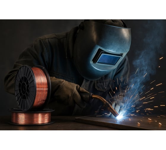 Проволока омедненная BlackWeld ER70S-6 1.2 мм по 15 кг 150037