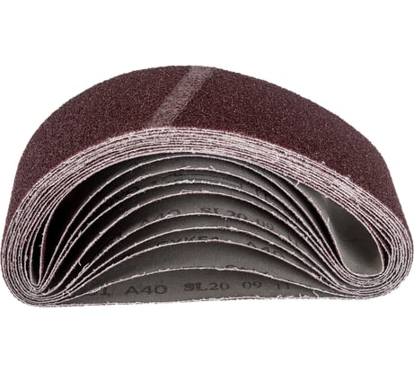 Лента бесконечная для шлифмашин (10 шт; 533х75 мм; Р40) SKRAB 35812
