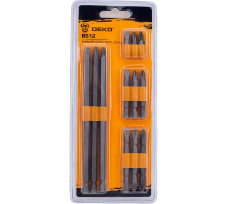 Набор бит BS12 12 шт DEKO 065-0695