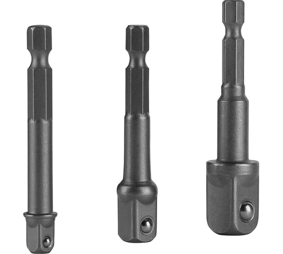 Набор адаптеров под биты (3 шт; 1/2"; 1/4"; 3/8") DEKO 065-0762