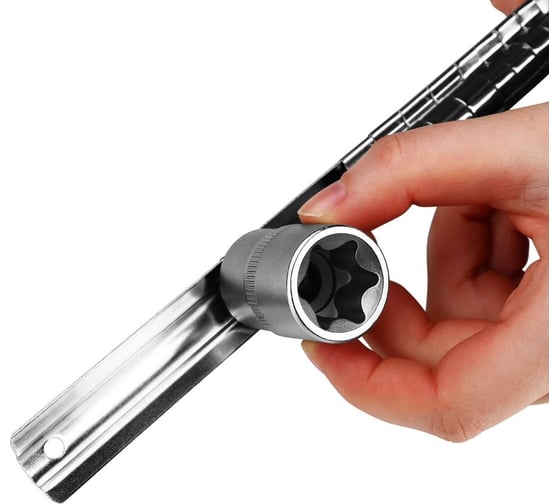 Набор универсальных головок DKSS14 (14 шт; 1/4"; 3/8", 1/2"; 4-24 мм) DEKO 065-0328