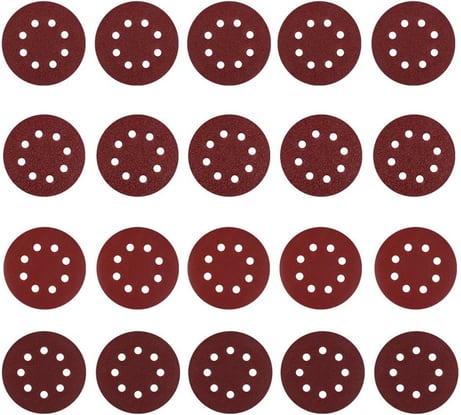 Набор шлифовальных кругов SD20-1 (20 шт; 125 мм; P40/P80/P120/P240) DEKO 065-0892