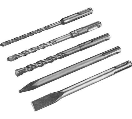 Набор долот и буров по бетону DS05-1 (5 шт; 6-13 мм; SDS-Plus) DEKO 063-4124