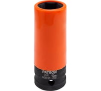 Головка ударная глубокая для литых дисков с защитным кожухом Patron 19мм, 1/2 P-4458519C(65109)