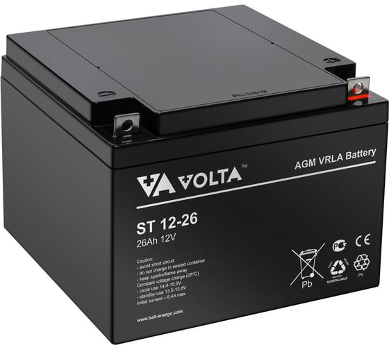Аккумулятор батарея АКБ Volta ST ST 12-26 00-00001215