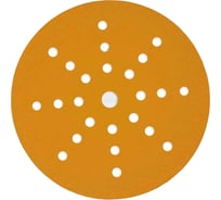 Шлифовальный диск на липучке, на бумажной основе FAUST 225 мм, Р120, 25 отверстий, 25 шт D12-225-P120