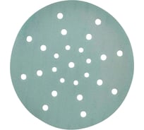 Шлифовальный диск на липучке, на бумажной основе FAUST 225 мм, Р180, 25 отверстий, 25 шт D57-225-P180
