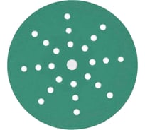 Шлифовальный диск на липучке, основа - ПВХ FAUST 225 мм, Р240, 25 отверстий, 25 шт D36-225-P240