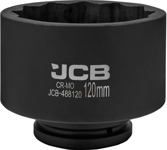 Головка ударная 12-гранная JCB 120 мм, 1DR JCB-488120(61707)