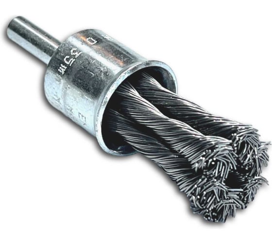 Щетка концевая жгутовая Lessmann Д19x0.35 мм, хв-к 6мм, 20000 об/мин 453278