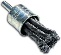 Щетка концевая жгутовая Lessmann Д22x0.35 мм, хвостовик 6мм, 20000 об/мин 454278