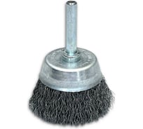 Щетка чашка гофрированная Lessmann Д50x0.35 мм, хвостовик 6 мм 430123