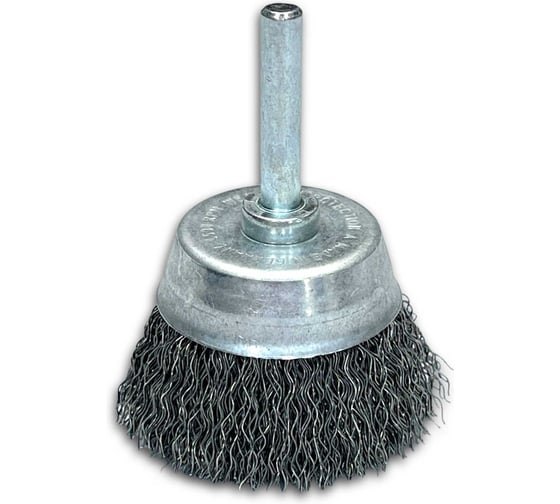 Щетка чашка гофрированная Lessmann Д50x0.35 мм, хвост-к 6 430123