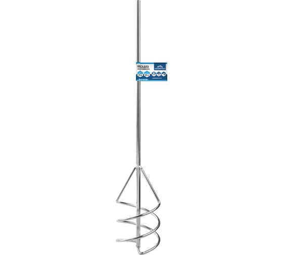 Насадка для электромиксера для гипсовых смесей vertextools 100x500мм 0026-100-500