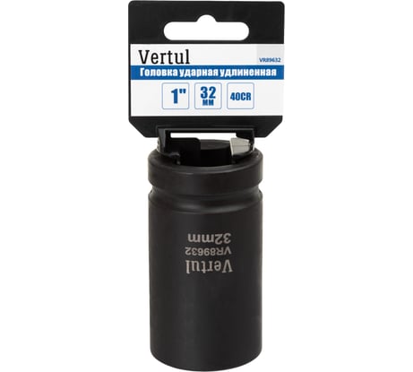 Головка ударная удлиненная VERTUL 32 мм, 1DR VR89632