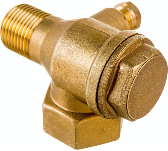 Клапан обратный для компрессора резьба внутренняя F1/2 и наружная M3/8 Pegas pneumatic 4314