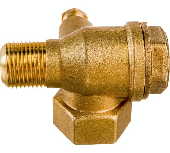 Клапан обратный для компрессора резьба внутренняя F1/2 и наружная M3/8 Pegas pneumatic 4314