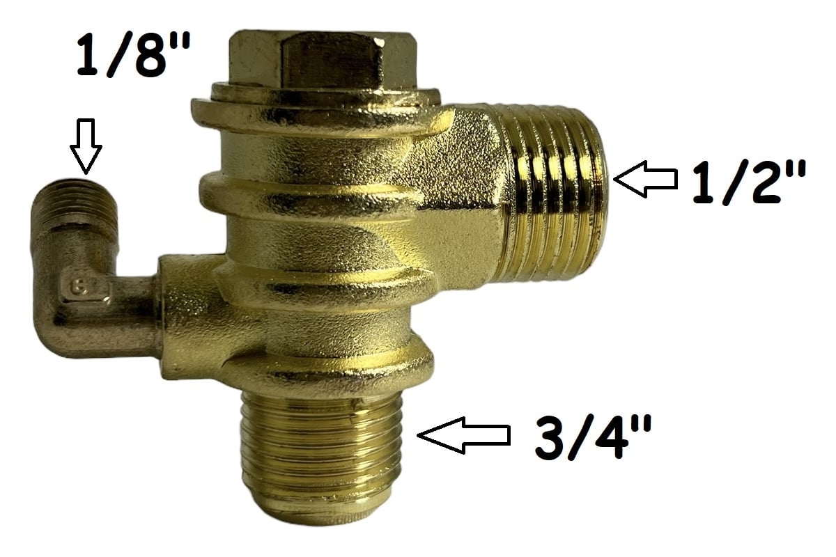 pegas pneumatic обратный клапан (pegas pneumatic)