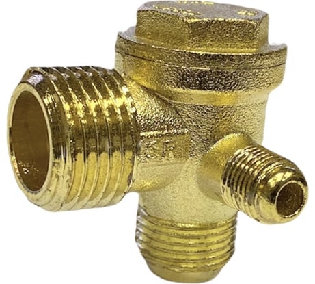 Клапан обратный для компрессора резьба наружная M1/2хM3/8хM1/8 Pegas pneumatic 4316