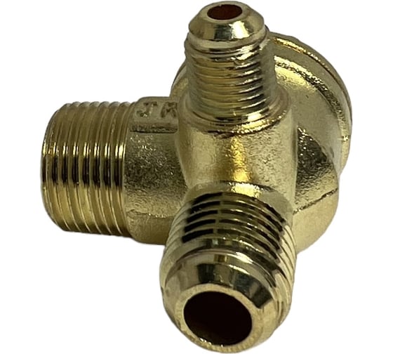 Клапан обратный для компрессора резьба наружная M1/2хM3/8хM1/8 Pegas pneumatic 4316