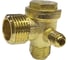 Клапан обратный для компрессора резьба наружная M1/2хM3/8хM1/8 Pegas pneumatic 4316 1