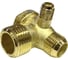 Клапан обратный для компрессора резьба наружная M1/2хM3/8хM1/8 Pegas pneumatic 4316 2