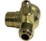 Клапан обратный для компрессора резьба наружная M1/2хM3/8хM1/8 Pegas pneumatic 4316 5