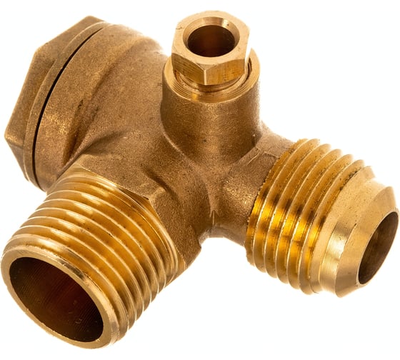Клапан обратный для компрессора резьба наружная M1/2хM1/2 Pegas pneumatic 4306 1