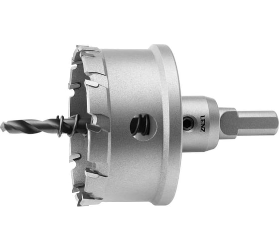 Коронка с твердосплавными напайками LENZ в сборе 62х25 мм LZCS-062 1