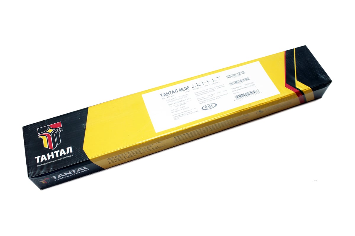 Электроды 46.00 4 мм, 5 кг Тантал DK.5160.09091 - выгодная цена, отзывы ...