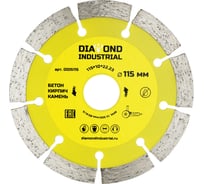Диск алмазный сегментный (115 х 10 х 22,2 мм по бетону, кирпичу, камню) Diamond Industrial DIDS115