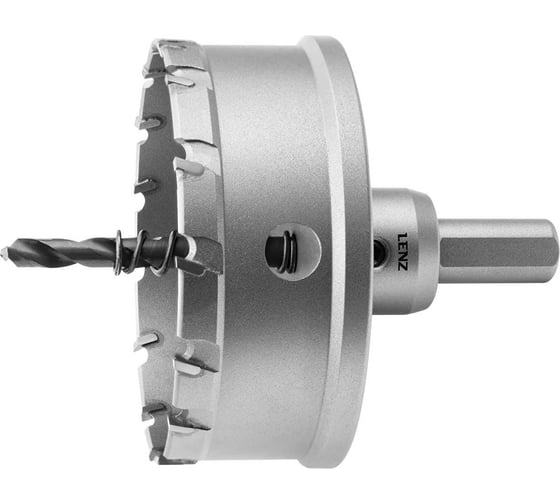 Коронка с твердосплавными напайками LENZ в сборе 82х25 мм LZCS-082 1