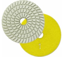 Круг алмазный гибкий шлифовальный АГШК SPIRAL WHITE 100x2.5 мм, №1, wet/dry TECH-NICK 128.120.8585