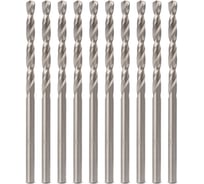 Сверло по металлу (10 шт; 3х33х61 мм; P6M5) RAGE by VIRA 552093