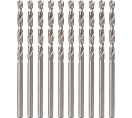 Сверло по металлу (10 шт; 3х33х61 мм; P6M5) RAGE by VIRA 552093