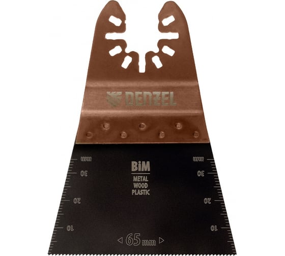 Насадка режущая прямая BiM по металлу и дереву 65x1.2 мм мелкий зуб для МФИ Denzel 782303