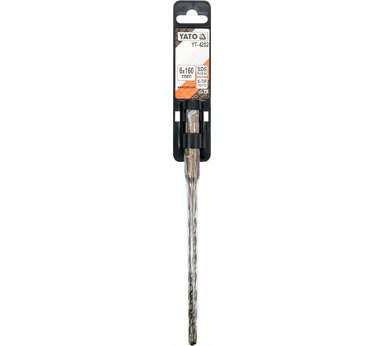 Бур YATO по бетону X-TIP SDS+ 6х160мм YT-4202 36484202 092 1