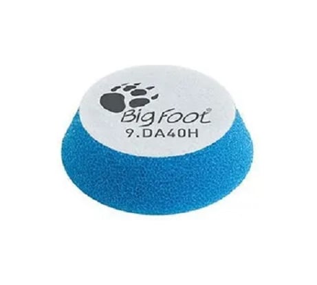 Поролоновый полировальный диск Rupes 30/45 мм, жесткий, голубой, липучка (Velcro), 1 шт 9.DA40H