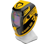 Щиток защитный лицевой (маска сварщика) DENZEL F10, см. окно 100x96, Real Color, DIN 4-8/9-13 89719