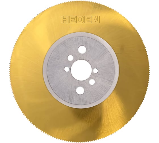 Диск пильный из быстрорежущей стали Heden HSS-DMo5 с покрытием TiN, 225x2х32 мм, Z=220 301.001
