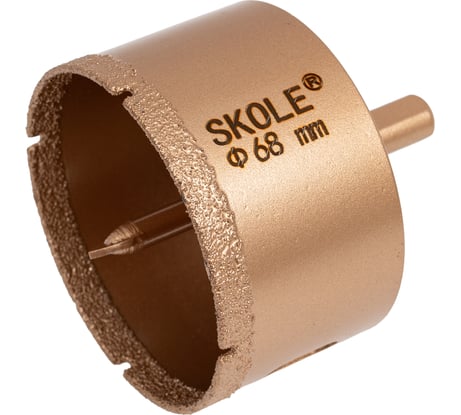 Коронка алмазная по керамограниту SKOLE 68мм K6 068077