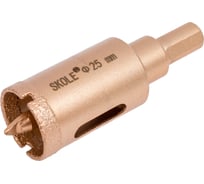 Коронка алмазная по керамограниту SKOLE 25мм K6 025077