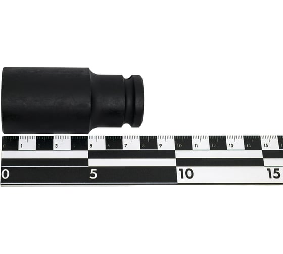 Головка торцевая ударная глубокая шестигранная (27 мм; 1/2DR; DIN 3121; CrMo) HOEGERT TECHNIK HT4R027