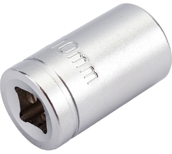 Головка торцевая шестигранная (10 мм; 1/4DR; CrV50BV30; DIN 3124; ASS-drive) HOEGERT TECHNIK HT1A010