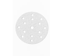 Шлифовальный круг LIGREAT на бумажной основе белый 150мм, 15отв., Р120, упак 100 шт TL12115