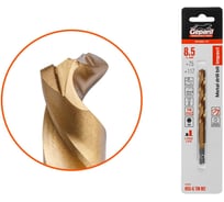 Сверло по металлу шестигранный хвостовик Gepard 8.5x75x117 мм HSS-G TIN GP1085-117