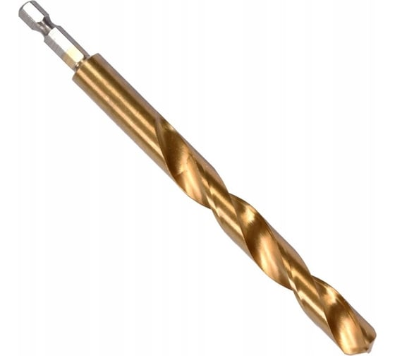 Сверло по металлу HSS-TiN 6.5 мм с хвостовиком HEX1/4 YATO YT-44765