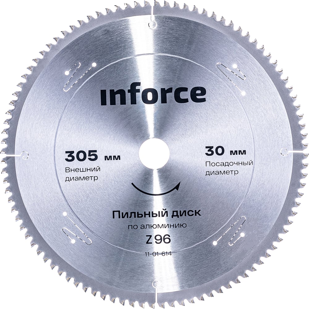 Диск пильный по алюминию (305х2.2х30 мм; 96Z) Inforce 11-01-614 ...